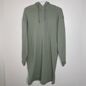 Uniqlo sweater dress in sage green size m